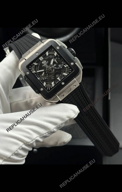 Hublot Square Bang Unico Titanium Case Super Clone Watch 