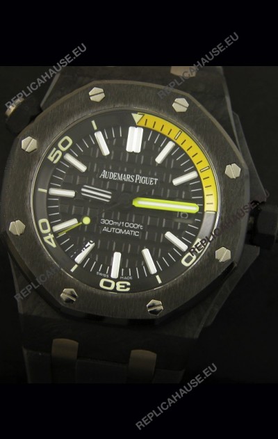 Audemars Piguet Royal Oak Offshore Scuba Swiss Replica Watch - Genuine Carbon Casing