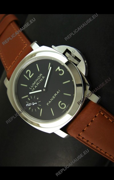 Panerai Luminor PAM111 Swiss Replica Watch - SuperLume Hour Sandwich Dial Markers