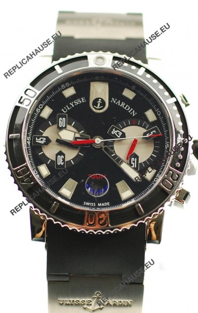 Ulysse Nardin Maxi Marine Diver Chronograph Swiss Replica Watch 