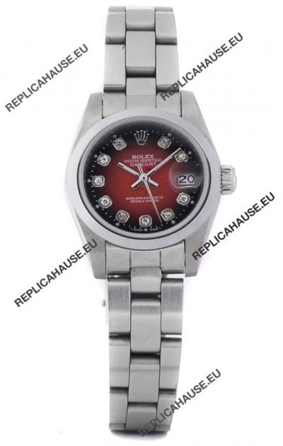 Rolex DateJust - Silver Lady's Swiss Replica Watch