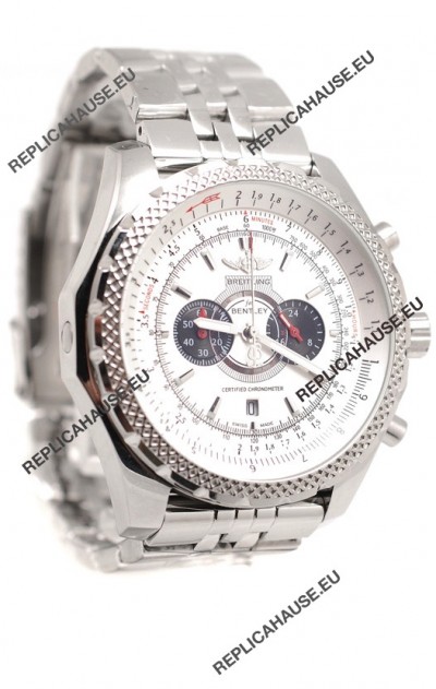 Breitling For Bentley Supersports Japanese Replica Watch in White Dial