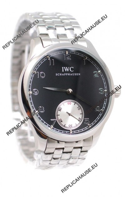 IWC Portugese Automatic Replica Watch in Black Dial