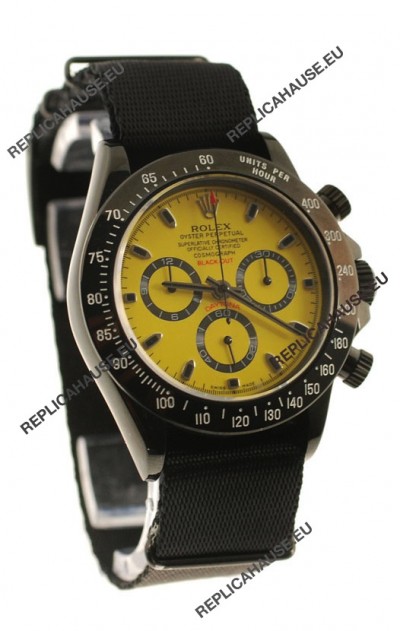 Rolex Daytona Cosmograph 2011 Edition Swiss Watch in Yellow Dial