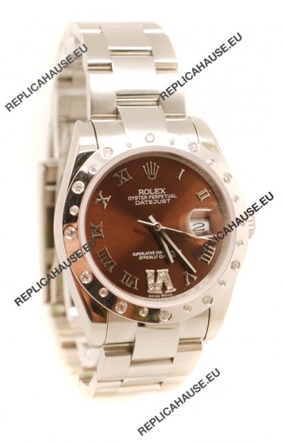 Rolex DateJust Mid-Sized Swiss Replica Watch