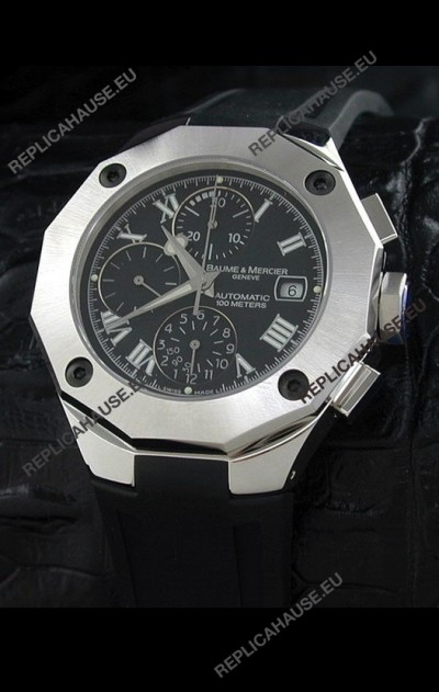 Baume & Mercier Riveria Swiss Watch in Black Dial