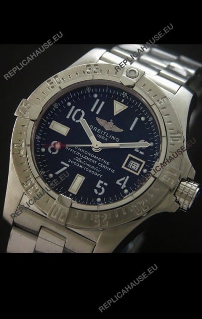 Breitling Avenger Seawolf Swiss Replica Watch in Black Dial