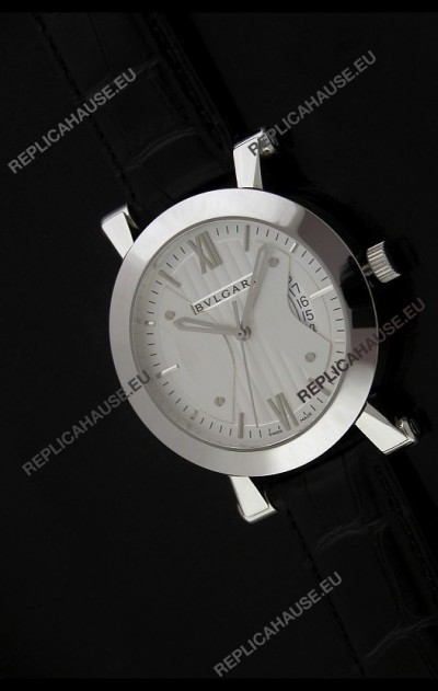 Bvlgari Sotirio Bulgari Swiss Replica Watch in White Dial