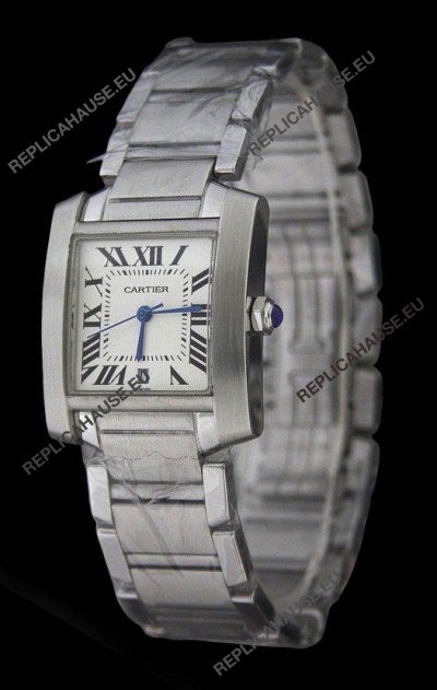 Cartier Tank Fracaise Swiss Replica Automatic Watch Ladies Size