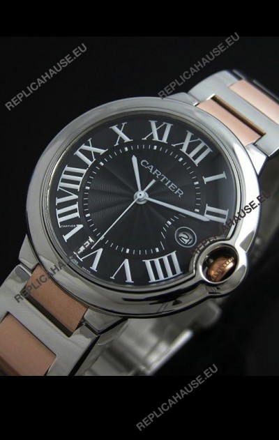 Cartier Ballon Bleu de Japanese Replica Watch Two Tone