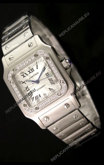 Cartier Santos Swiss Replica Watch - Automatic Movement
