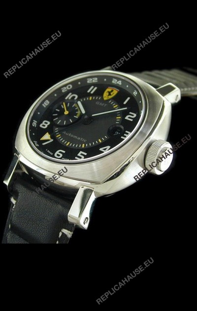 Ferrari Granturismo Swiss Replica Watch in Black Dial