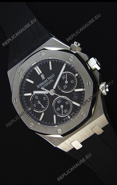 Audemars Piguet Royal Oak Chronograph Black Dial - 1:1 Mirror Replica Watch 