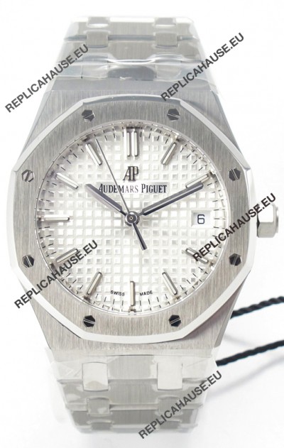 Audemars Piguet Royal 34MM Super Clone Swiss Replica Watch in White Dial