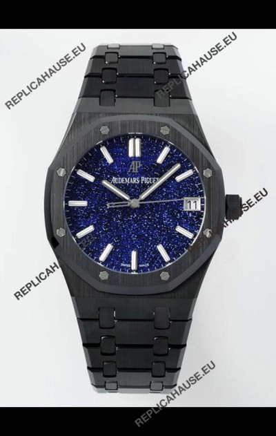 Audemars Piguet Royal Oak 15500 Black Ceramic Starry Dial Super Clone Replica Watch 