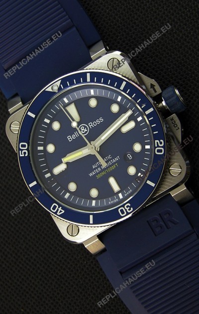 Bell & Ross BR03-92 Diver Blue Swiss Replica Watch 1:1 Mirror Replica