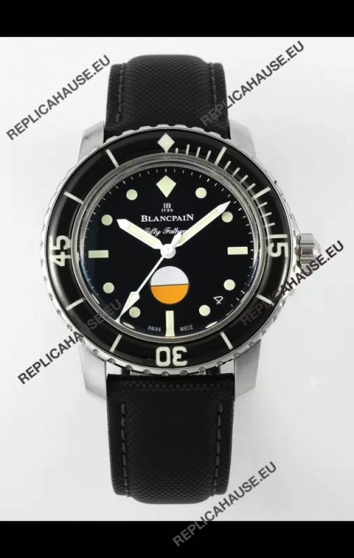 Blancpain Fifty Fathoms MIL-SPEC HODINKEE 1:1 904L Stainless Steel Swiss Replica Watch 
