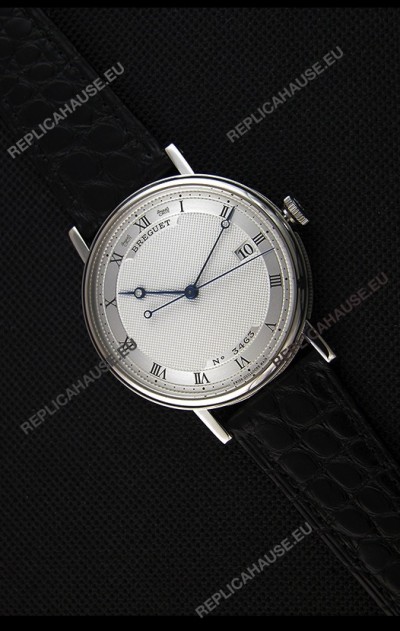 Breguet Classique 5177BB/15/9V6 Stainless Steel Watch with Roman Hour Markers