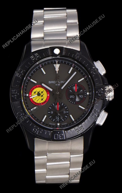 Breitling Super Clone Avenger B01 Chronograph 44 Swiss Air Patrouille Replica Watch