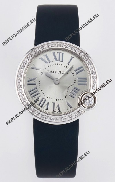 Ballon Blanc De Cartier Super Clone Watch 30MM Steel Casing 