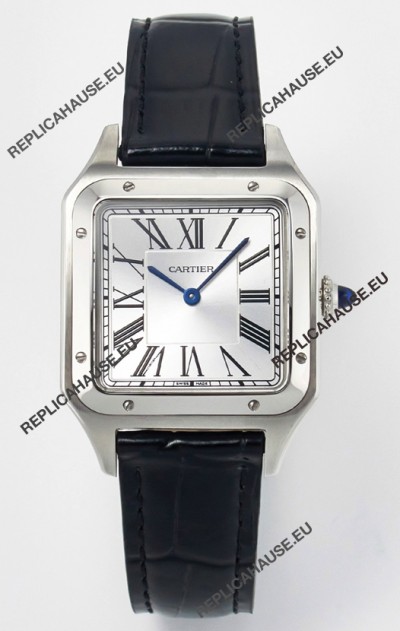 Cartier Santos Dumont 31.4MM Super Clone Edition Watch in Steel Casing