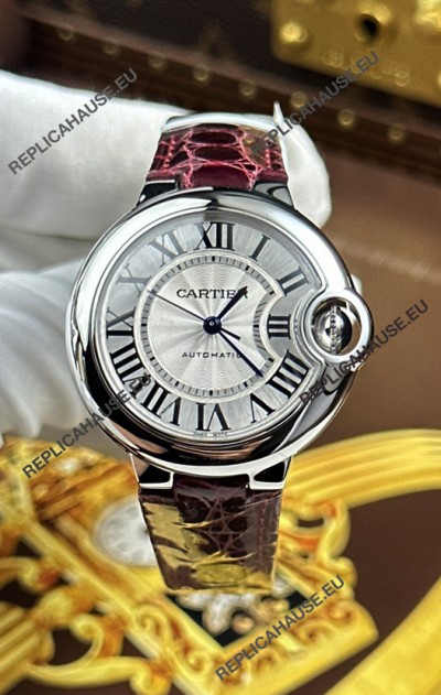 Ballon De Cartier Swiss Automatic 1:1 Mirror Quality 33MM in White Dial 