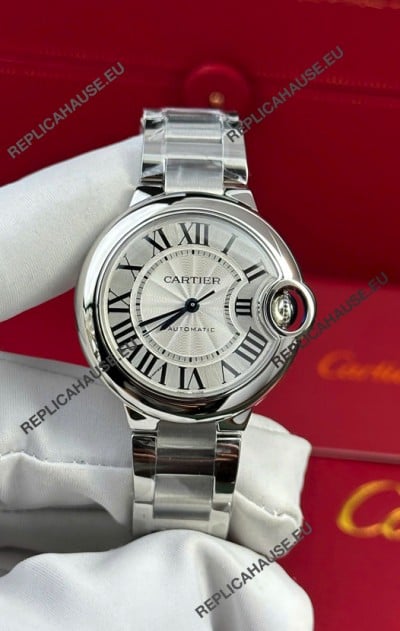 Ballon De Cartier Swiss Automatic 1:1 Mirror Quality 33MM in Steel Strap
