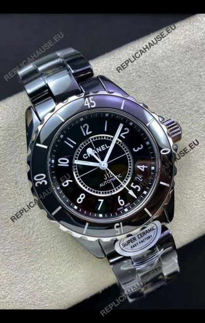 Chanel J12 38MM Black Ceramic Case Watch Automatic 1:1 Mirror Replica Watch