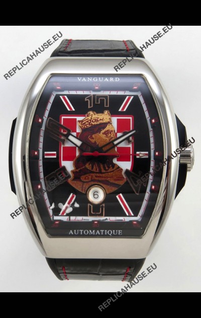 Franck Muller Vanguard Skenderbeu Croatia Stainless Steel Swiss Replica Watch 