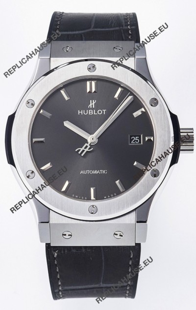 Hublot Super Clone Classic Fusion Titanium 42MM 1:1 Mirror Replica Watch Grey Dial