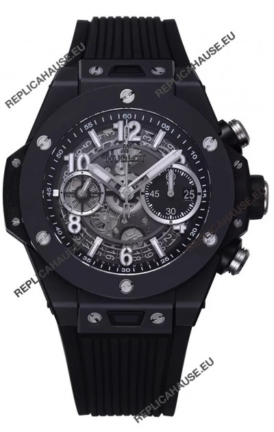 Hublot Big Bang Unico Black Ceramic Casing 1:1 Mirror Edition Swiss Replica Watch