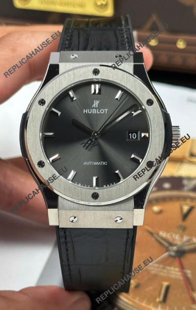 Hublot Super Clone Classic Fusion Titanium Grey Dial 42MM Watch