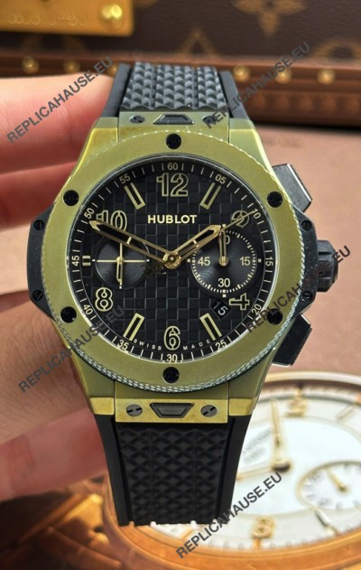 Hublot Big Bang Super Clone 20th Anniversary Titanium Rose Gold Casing Replica Watch 