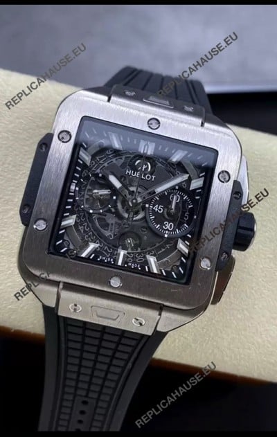 Hublot Square Bang Unico Titanium Chronograph Watch 1:1 Mirror Replica