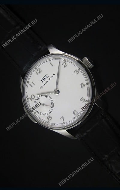 IWC Portuguese Handwind Ref# IW5242 Swiss 1:1 Mirror White Dial Watch
