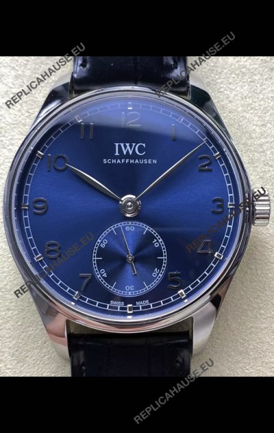 IWC Portugieser Super Clone Automatic 41 IW358305 Blue Dial in Steel Case