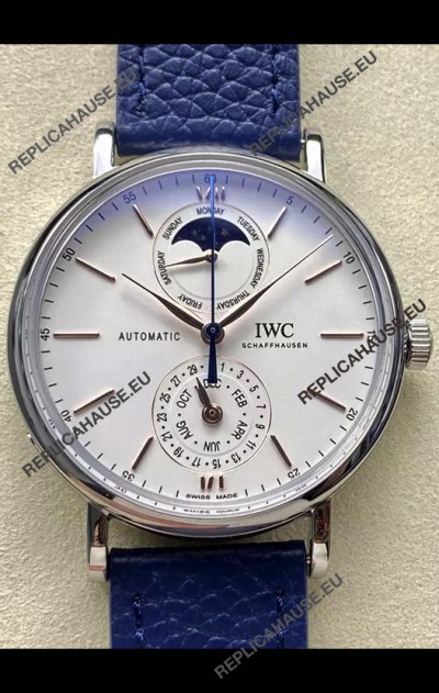 IWC IW359001 Portofino Complete Calendar 904L Stainless Steel Swiss Replica Watch 