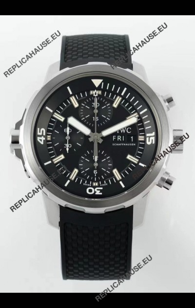 IWC Super Clone Aquatimer Chronograph IW376804 Swiss Replica Black Dial