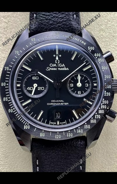 Omega Speedmaster Dark Side of the Moon Black Strap - 1:1 Superclone Replica Watch 