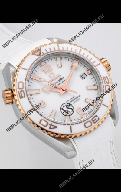 Omega Seamaster Planet Ocean Swiss Watch 39MM - 1:1 Mirror Replica Leather Strap
