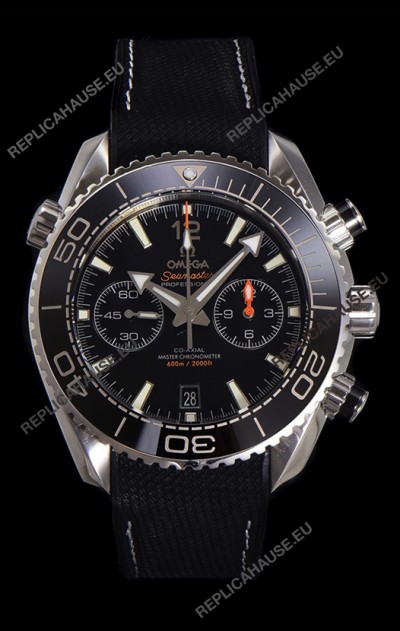 Omega Super Clone Planet Ocean 600M Chronograph 904L Steel Replica Watch 