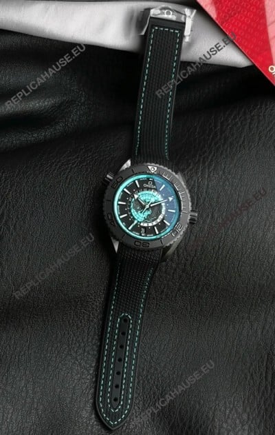 Omega Super Clone Planet Ocean 600M Worldtimer Ceramic Swiss Replica Watch 