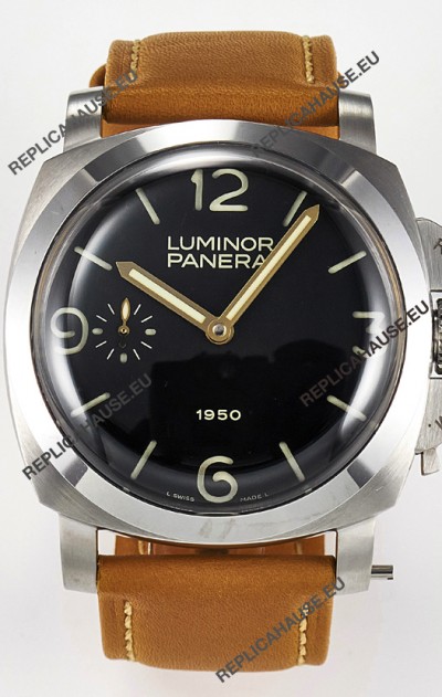 Panerai Super Clone Luminor 1950 PAM127 904L Steel Edition Swiss Replica Watch