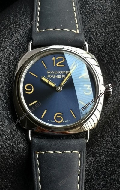 Panerai Super Clone Radiomir PAM1383 Swiss Replica Watch - 45MM Blue Dial 