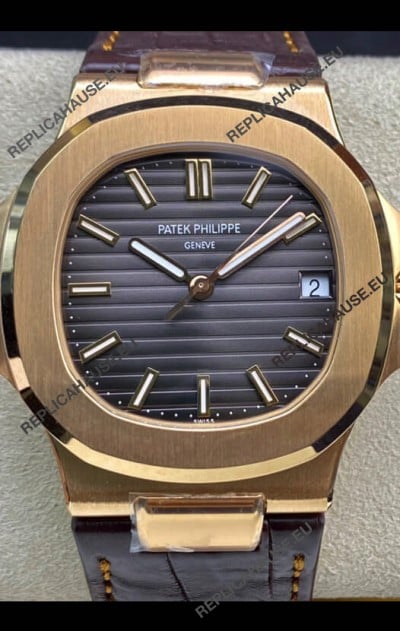 Patek Philippe Nautilus 5711R 904L Steel 2023 Updated Mirror Replica Watch - Grey Dial