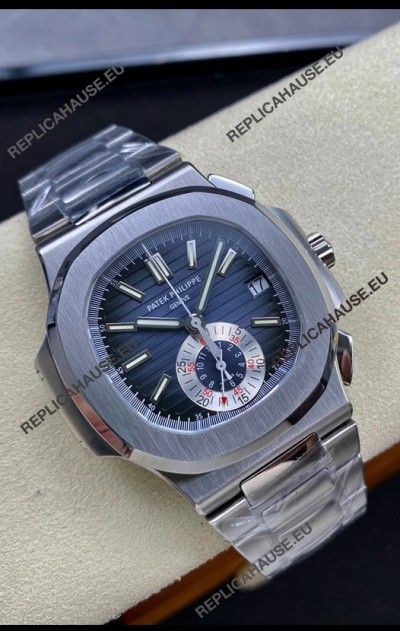 Patek Philippe Nautilus 5980/1A 904L Steel Case in Black Dial - 1:1 Mirror Replica