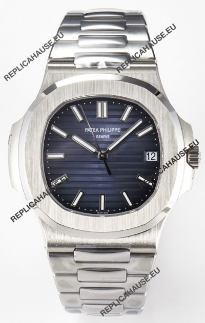 Patek Philippe Super Clone Nautilus 5711G-001 904L Steel Blue Dial 