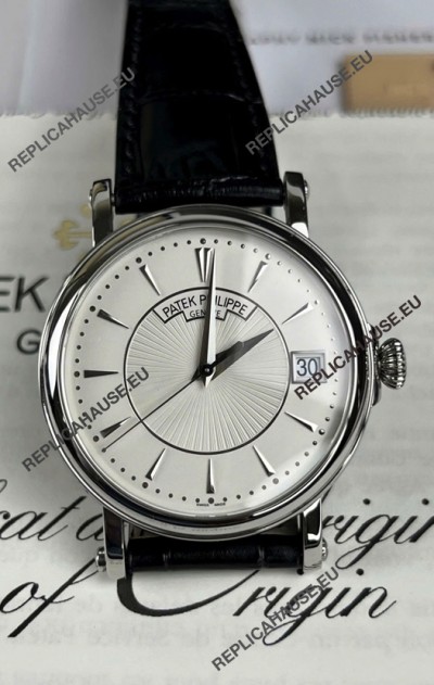 Patek Philippe Calatrava Super Clone 5153G White Dial Watch in Swiss Movement
