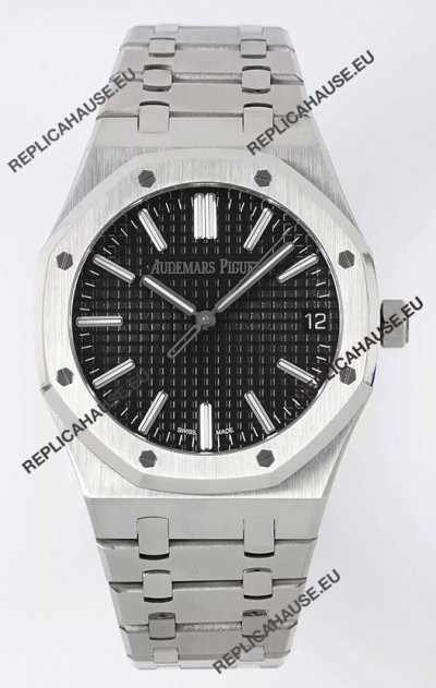 Audemars Piguet Royal Oak 15510 41MM 50th Anniversary Black Dial 904L Steel 1:1 Mirror Replica