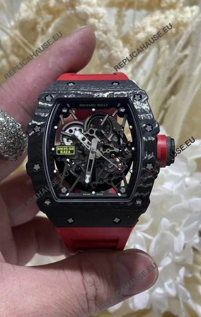 Richard Mille 035-02 Black NTPT Real Vaucher Movement Super Clone Watch 